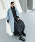 Washed Long Denim Coat